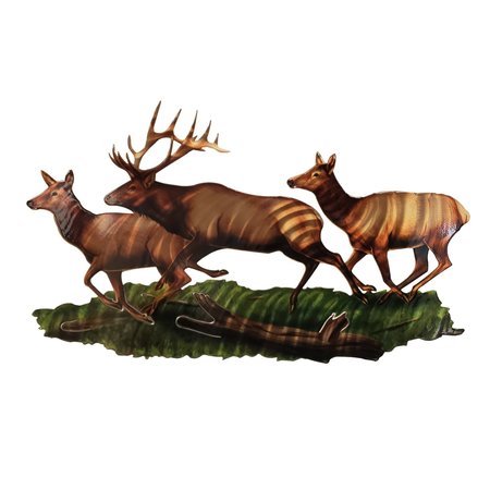 NEXT INNOVATIONS Running Elk Wall Art 101210137